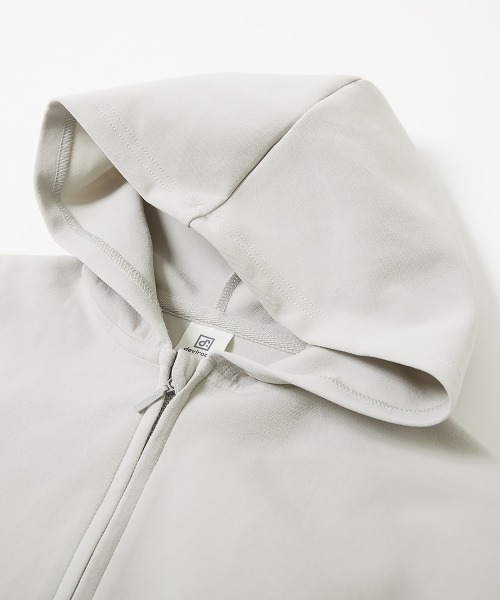 devirock（デビロック）の「防汚 ビッグシルエット ジップパーカー（パーカー・キッズ・ライトグレー/サックスブルー系/ブラック・140cm/160cm/130cm/120cm/100cm/110cm/150cm）」の11枚目の写真