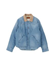 HYSTERIC GLAMOUR | ROCKY MOUNTAIN FEATHERBED/SUPER FUZZ刺繍 RUNCH DENIM DOWN JACKET(ブルゾン)