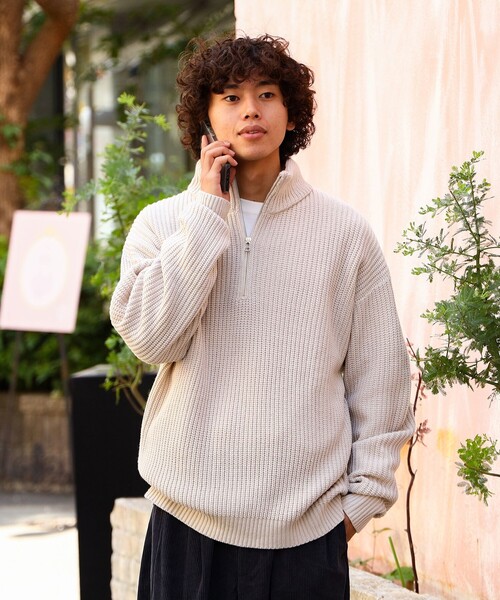 BEAMS HEART（ビームスハート）の「BEAMS HEART / 片畔 ハーフジップ