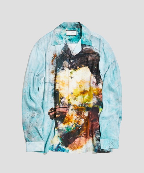 TAAKK/ターク】OIL PAINTING SHIRTS/オイルペインティングシャツ