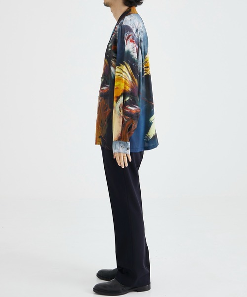 TAAKK/ターク】OIL PAINTING SHIRTS/オイルペインティングシャツ