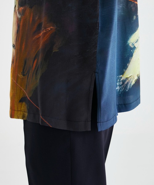 TAAKK/ターク】OIL PAINTING SHIRTS/オイルペインティングシャツ
