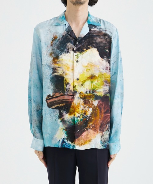 TAAKK/ターク】OIL PAINTING SHIRTS/オイルペインティングシャツ TAAKK/ターク】OIL PAINTING SHIRTS/オイルペインティングシャツ