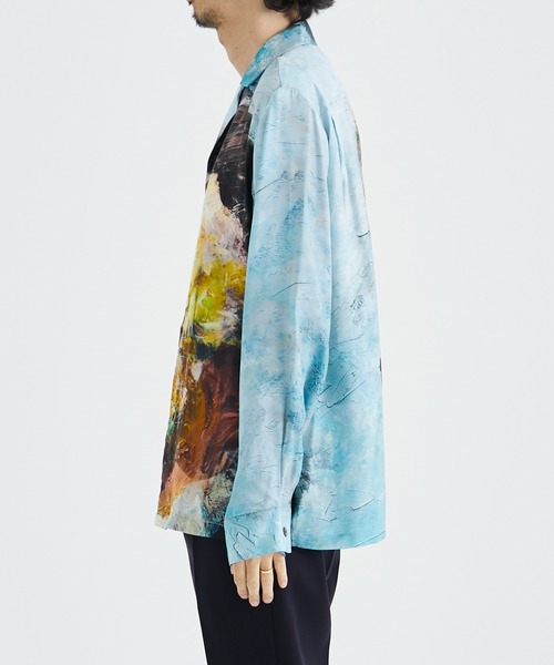 TAAKK/ターク】OIL PAINTING SHIRTS/オイルペインティングシャツ