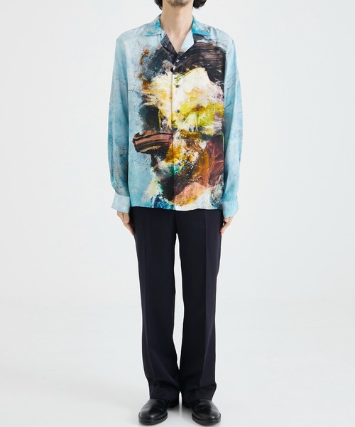 TAAKK/ターク】OIL PAINTING SHIRTS/オイルペインティングシャツ