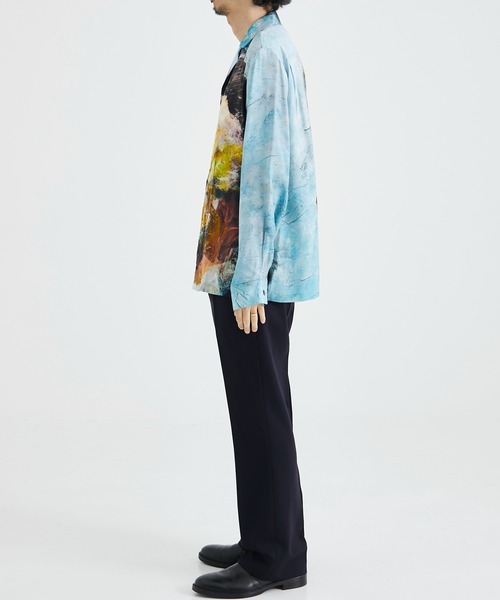 TAAKK/ターク】OIL PAINTING SHIRTS/オイルペインティングシャツ