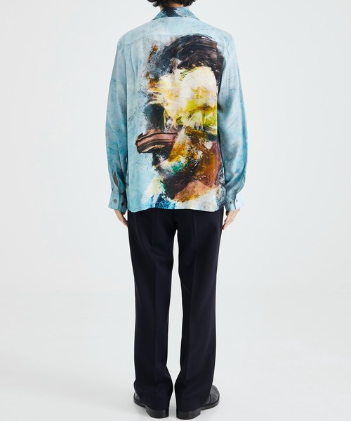 TAAKK/ターク】OIL PAINTING SHIRTS/オイルペインティングシャツ