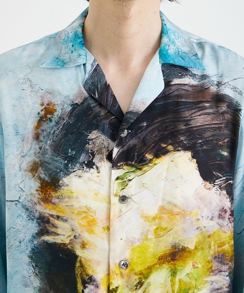 TAAKK/ターク】OIL PAINTING SHIRTS/オイルペインティングシャツ