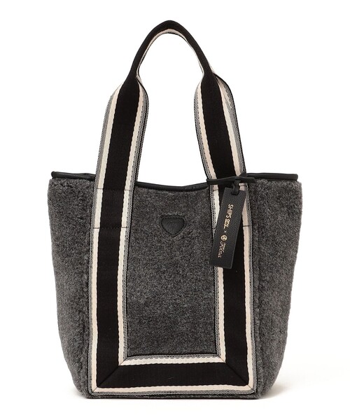 folna（フォルナ）の「【SHIPS any別注】Folna: ライン ハンドル リバーシブル トート バッグ（トートバッグ・レディース・ブラウン/ネイビー/チャコールグレー・ONE SIZE）」の13枚目の写真