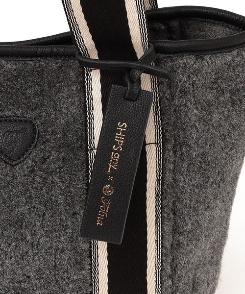 folna（フォルナ）の「【SHIPS any別注】Folna: ライン ハンドル リバーシブル トート バッグ（トートバッグ・レディース・ブラウン/ネイビー/チャコールグレー・ONE SIZE）」の19枚目の写真