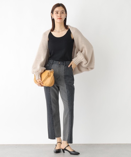 LEPSIM（レプシィム）の「パッチワークデニムパンツ　908845（デニムパンツ・レディース・ブルー/ブラック・MEDIUM/LARGE）」の4枚目の写真