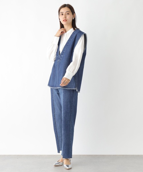 LEPSIM（レプシィム）の「パッチワークデニムパンツ　908845（デニムパンツ・レディース・ブルー/ブラック・MEDIUM/LARGE）」の10枚目の写真