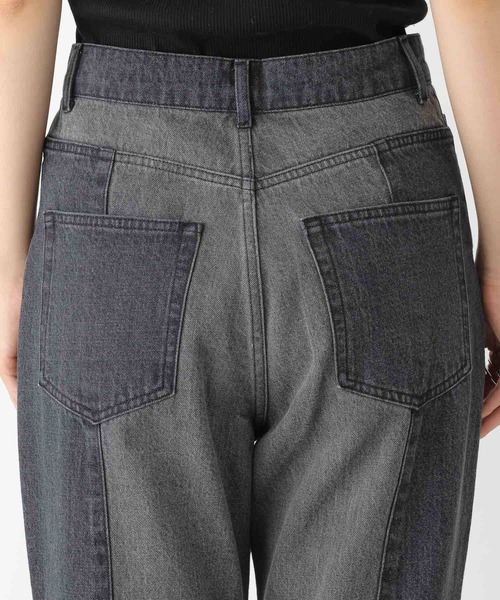 LEPSIM（レプシィム）の「パッチワークデニムパンツ　908845（デニムパンツ・レディース・ブルー/ブラック・MEDIUM/LARGE）」の19枚目の写真