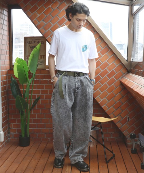 8(eight)(エイト)の「コブラバックルベルト(ベルト・メンズ・ネイビー/ブラック/グリーン・FREE)」の17枚目の写真
