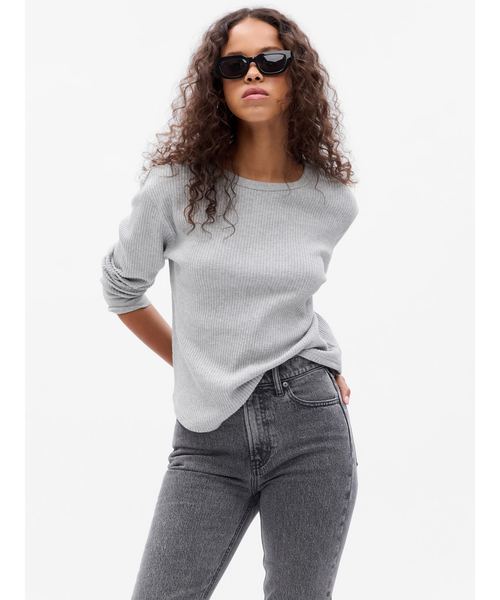 テックワッフルクルーネックＴシャツ