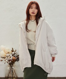mysty woman | フード中綿ミドルブルゾン　753467(ブルゾン)