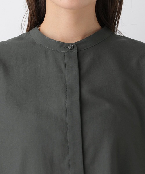 LEPSIM（レプシィム）の「サイドプリーツブラウス　973056（シャツ/ブラウス・レディース・ブルー/オフホワイト/チャコールグレー・FREE）」の18枚目の写真