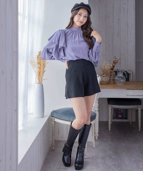 clear（クリア）の「フェルトキャスケット（キャスケット・レディース・ブラック/アイボリー・F）」の8枚目の写真