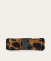 新品未使用　FERRAGAMO FERM VELVET バレッタ レオパード FERRAGAMO（フェラガモ）の「バレッタ（バレッタ/ヘアクリップ