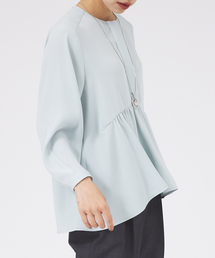qualite | ウェストギャザーブラウス(シャツ/ブラウス)