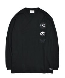 3ワッペン 長袖Tシャツ
