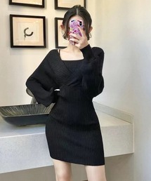 タイトシルエット センシュアルワンピ
