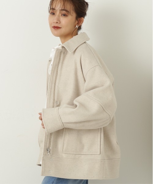 Natural Beauty Basic ライトテックメルトンステンカラーコート N.（N. Natural Beauty Basic）（エヌエヌナチュラル