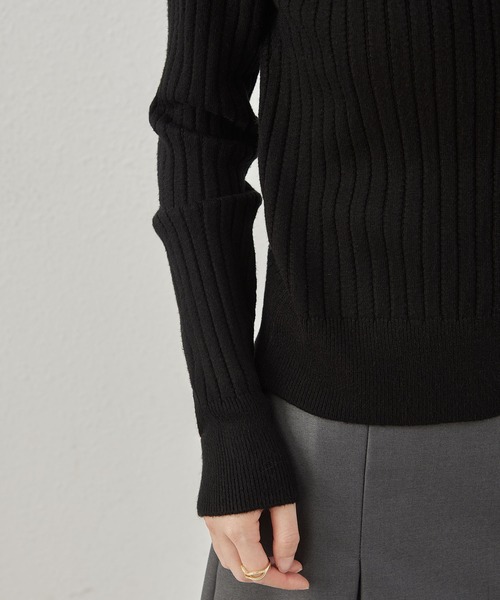 MAISON DE THERESE（メゾン ド テレーズ）の「ボタン付きカーディガン（カーディガン/ボレロ・レディース・モカ/グレー/アイボリー/ブラック・FREE）」の14枚目の写真