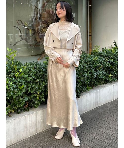 LAGUNAMOON（ラグナムーン）の「シアーブロックチェックニットプルオーバー（Tシャツ/カットソー・レディース・アイボリー/ブラック/ブラウン・FREE）」の6枚目の写真