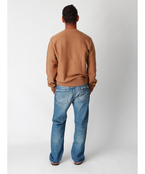 TMT（ティーエムティー）の「グリズリー ボア ニットセーター（ニット/セーター・メンズ・キャメル・LARGE/MEDIUM）」の2枚目の写真