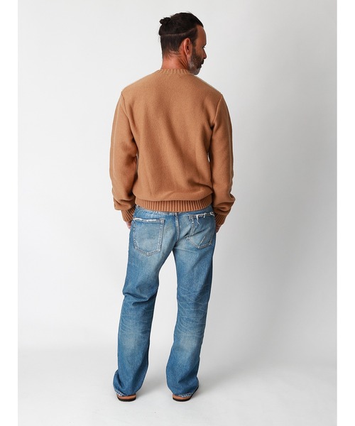 TMT（ティーエムティー）の「グリズリー ボア ニットセーター（ニット/セーター・メンズ・キャメル・LARGE/MEDIUM）」の4枚目の写真