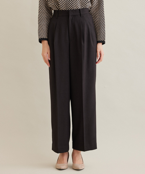 Jayro（ジャイロ）の「テトロンレーヨンストレッチテパードパンツ（スラックス・レディース・ブラック/ダークブラウン/グレー系その他・FREE）」の10枚目の写真