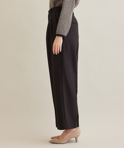 Jayro（ジャイロ）の「テトロンレーヨンストレッチテパードパンツ（スラックス・レディース・ブラック/ダークブラウン/グレー系その他・FREE）」の11枚目の写真