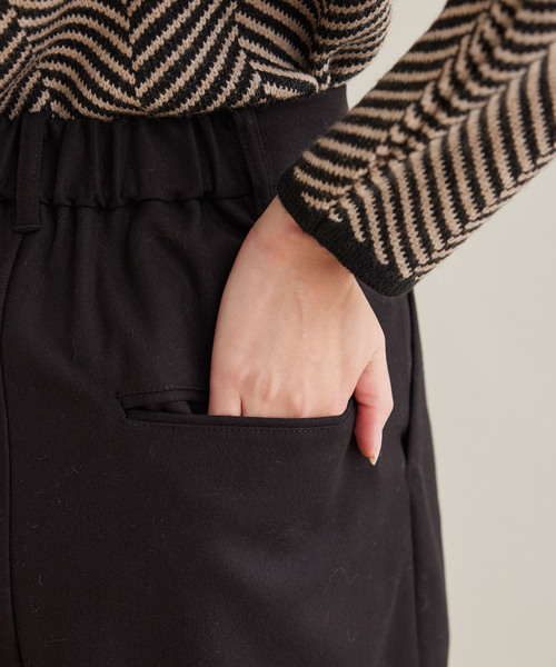 Jayro（ジャイロ）の「テトロンレーヨンストレッチテパードパンツ（スラックス・レディース・ブラック/ダークブラウン/グレー系その他・FREE）」の14枚目の写真