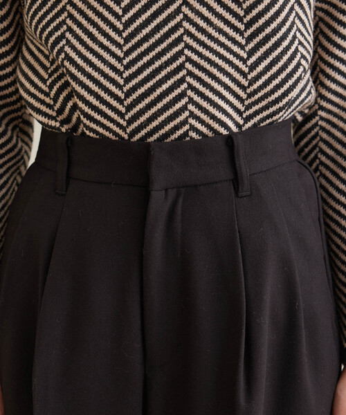 Jayro（ジャイロ）の「テトロンレーヨンストレッチテパードパンツ（スラックス・レディース・ブラック/ダークブラウン/グレー系その他・FREE）」の15枚目の写真