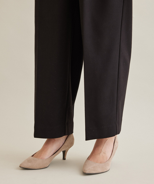 Jayro（ジャイロ）の「テトロンレーヨンストレッチテパードパンツ（スラックス・レディース・ブラック/ダークブラウン/グレー系その他・FREE）」の17枚目の写真