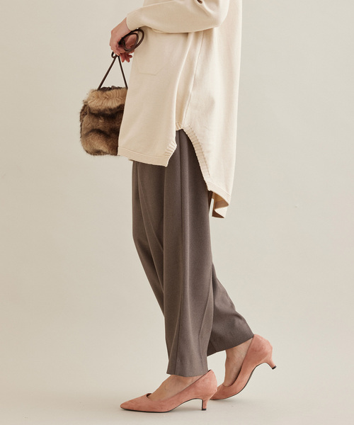 Jayro（ジャイロ）の「テトロンレーヨンストレッチテパードパンツ（スラックス・レディース・ブラック/ダークブラウン/グレー系その他・FREE）」の19枚目の写真