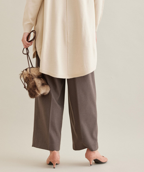 Jayro（ジャイロ）の「テトロンレーヨンストレッチテパードパンツ（スラックス・レディース・ブラック/ダークブラウン/グレー系その他・FREE）」の21枚目の写真