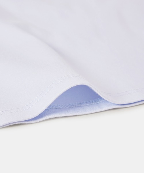 ROPE' PICNIC（ロペピクニック）の「【KIDS】肩あきフリルハーフスリーブTシャツ（Tシャツ/カットソー・キッズ・ブラック/ホワイト/サックスブルー/ラベンダー/ピンク・110/120/130/140/150）」の18枚目の写真