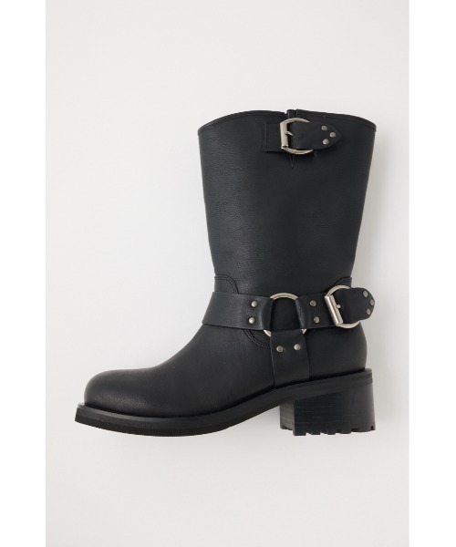 MOUSSY（マウジー）の「F/L ENGENEER BOOTS（ブーツ・レディース・ブラック/ダークブラウン・SMALL/MEDIUM/LARGE）」の3枚目の写真