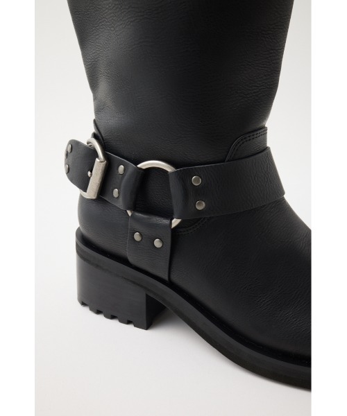 MOUSSY（マウジー）の「F/L ENGENEER BOOTS（ブーツ・レディース・ブラック/ダークブラウン・SMALL/MEDIUM/LARGE）」の9枚目の写真