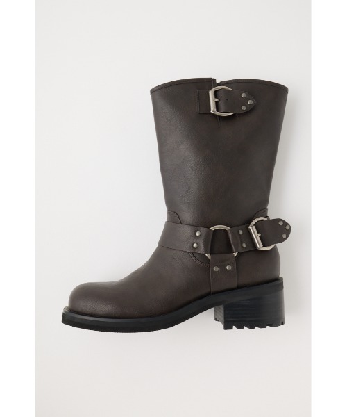 MOUSSY（マウジー）の「F/L ENGENEER BOOTS（ブーツ・レディース・ブラック/ダークブラウン・SMALL/MEDIUM/LARGE）」の15枚目の写真