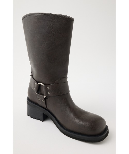 MOUSSY（マウジー）の「F/L ENGENEER BOOTS（ブーツ・レディース・ブラック/ダークブラウン・SMALL/MEDIUM/LARGE）」の18枚目の写真