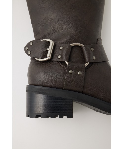 MOUSSY（マウジー）の「F/L ENGENEER BOOTS（ブーツ・レディース・ブラック/ダークブラウン・SMALL/MEDIUM/LARGE）」の22枚目の写真
