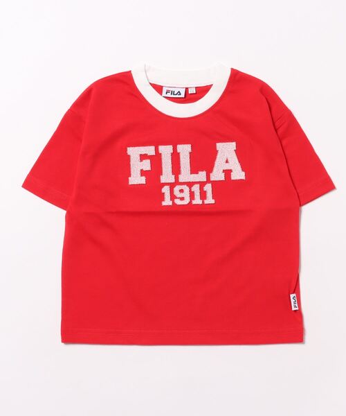 FILA（フィラ）の「【FILA】BIG半袖Tシャツ/キッズ（Tシャツ/カットソー・キッズ・ブラック/ホワイト/レッド・110cm/120cm/130cm）」の3枚目の写真