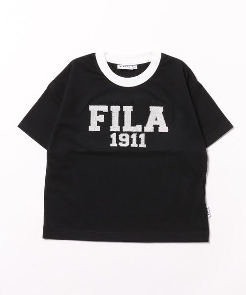 FILA（フィラ）の「【FILA】BIG半袖Tシャツ/キッズ（Tシャツ/カットソー・キッズ・ブラック/ホワイト/レッド・110cm/120cm/130cm）」の2枚目の写真