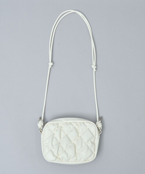 coen(コーエン)の「レザーライクキルティングミニショルダーY(ショルダーバッグ・レディース・ブラック/ケリーグリーン/オフホワイト/シルバー・FREE)」の1枚目の写真