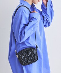 coen | フェイクレザーキルティングミニショルダーY(ショルダーバッグ)