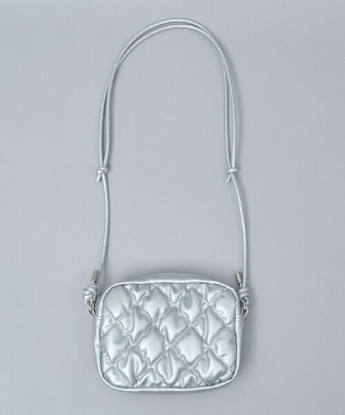 coen(コーエン)の「レザーライクキルティングミニショルダーY(ショルダーバッグ・レディース・ブラック/ケリーグリーン/オフホワイト/シルバー・FREE)」の12枚目の写真