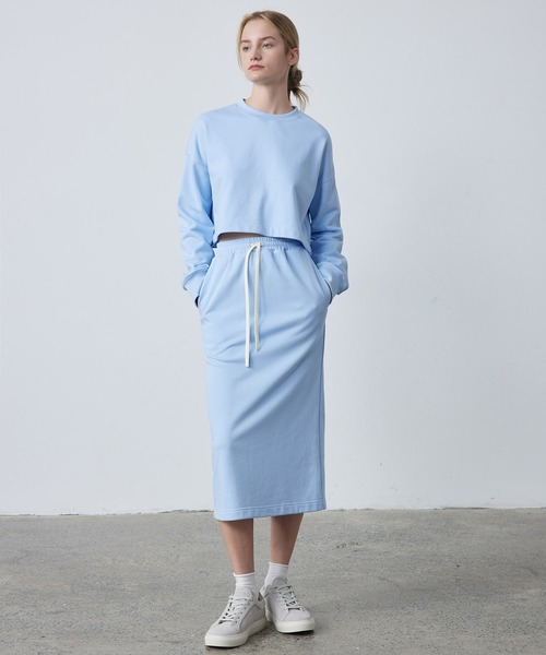 【セール】【ELOOPS】バックスリットスウェットタイトスカート（スカート）｜ELOOPS（イーループス）